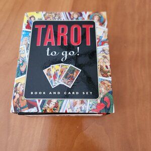 Tarot to Go! Book & Card Set - Hanson-Roberts Tarot Deck (2002) Peter Pauper NEW